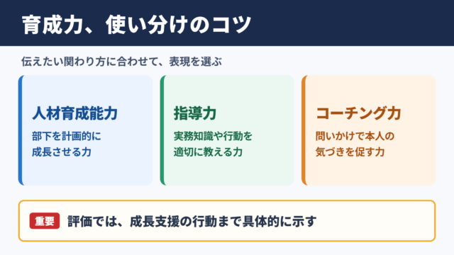 「育成力」の言い換え一覧と使い分け